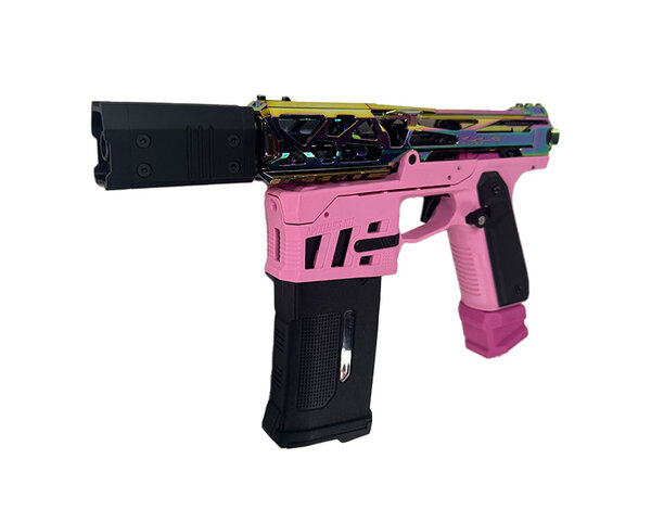 Airsoft Extreme AEX Custom Hotline Miami - AAP-01 Pistol, Rainbow / Pink
