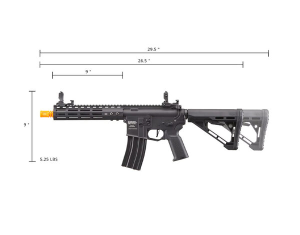 Lancer Tactical Lancer Tactical Gen2 Archon 9" M-LOK M4 Airsoft Rifle w/ Delta Stock