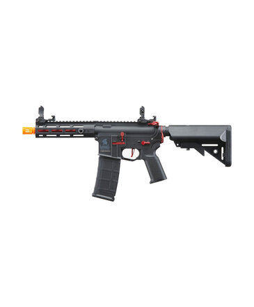 Lancer Tactical Lancer Tactical Gen 2 Hellion M-LOK 7" Airsoft M4 AEG Core Series Black & Red (no batt & charger)