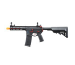 Lancer Tactical Lancer Tactical Gen 2 Hellion M-LOK 7" Airsoft M4 AEG Core Series Black & Red (no batt & charger)