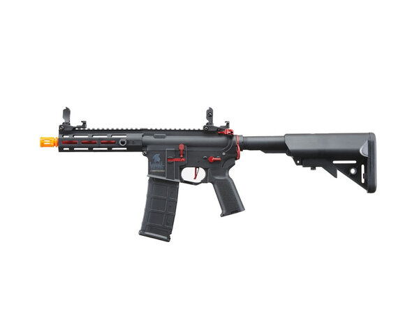 Lancer Tactical Lancer Tactical Gen 2 Hellion M-LOK 7" Airsoft M4 AEG Core Series Black & Red (no batt & charger)