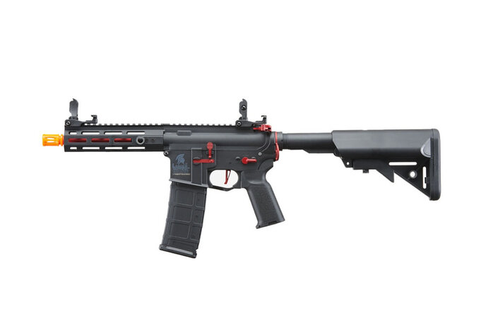 Lancer Tactical Gen 2 Hellion M-LOK 7" Airsoft M4 AEG Core Series Black & Red (no batt & charger)