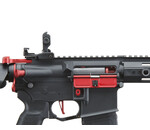 Lancer Tactical Lancer Tactical Gen 2 Hellion M-LOK 7" Airsoft M4 AEG Core Series Black & Red (no batt & charger)
