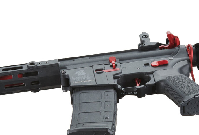 Lancer Tactical Gen 2 Hellion M-LOK 7" Airsoft M4 AEG Core Series Black & Red (no batt & charger)