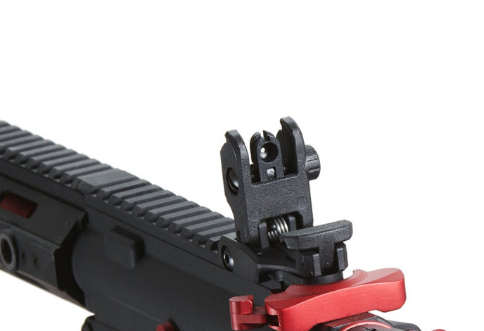 Lancer Tactical Gen 2 Hellion M-LOK 7" Airsoft M4 AEG Core Series Black & Red (no batt & charger)