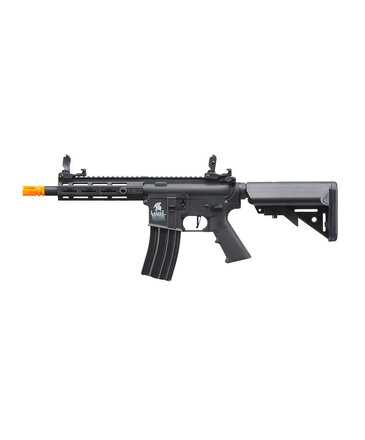 Lancer Tactical Lancer Tactical GEN2 M4 7" M-LOK High FPS Nylon Body / Metal Barrel Assembly AEG Black w/batt & charger