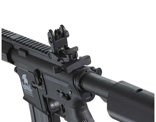 Lancer Tactical Lancer Tactical GEN2 M4 7" M-LOK High FPS Nylon Body / Metal Barrel Assembly AEG Black w/batt & charger
