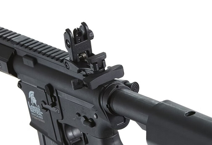 Lancer Tactical GEN2 M4 7" M-LOK High FPS Nylon Body / Metal Barrel Assembly AEG Black w/batt & charger