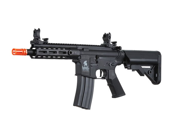 Lancer Tactical Lancer Tactical GEN2 M4 7" M-LOK High FPS Nylon Body / Metal Barrel Assembly AEG Black w/batt & charger