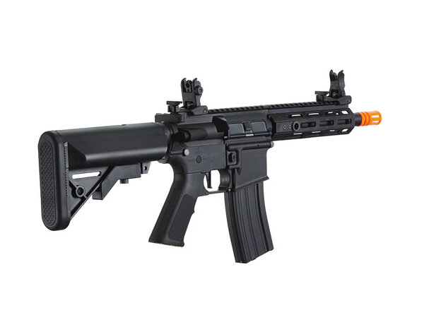 Lancer Tactical Lancer Tactical GEN2 M4 7" M-LOK High FPS Nylon Body / Metal Barrel Assembly AEG Black w/batt & charger