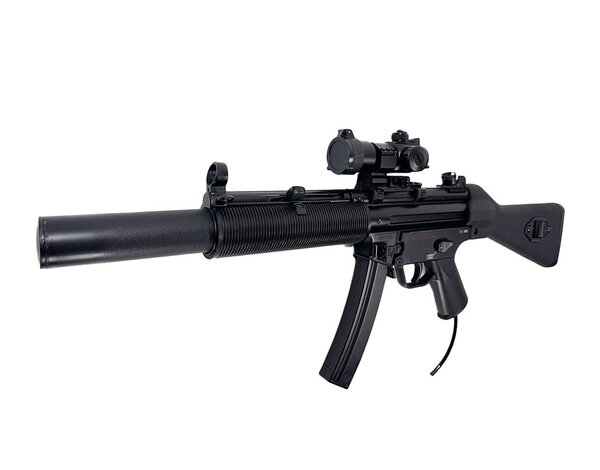 Airsoft Extreme AEX Custom Beach Stormer MP5 SD6 HPA, Black