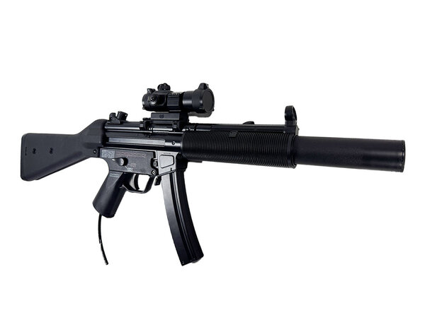 Airsoft Extreme AEX Custom Beach Stormer MP5 SD6 HPA, Black