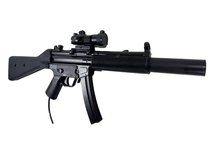 AEX Custom Beach Stormer MP5 SD6 HPA, Black