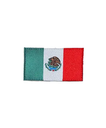 Airsoft Extreme Mexico Flag Embroidered Morale Patch