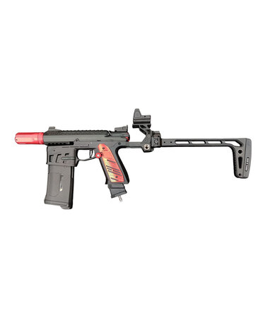 Airsoft Extreme AEX Custom The Jam ASG AAP-01 Gas Blowback Pistol, Black/Red