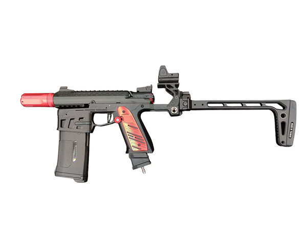 Airsoft Extreme AEX Custom The Jam ASG AAP-01 Gas Blowback Pistol, Black/Red