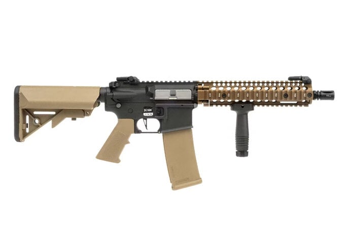 Daniel Defense Licensed MK18 CORE Series Airsoft AEG Rifle w/ HAL MOSFET by Specna BLK/BRZ