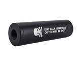 Skull mock suppressor, 110 mm, 14mm CCW thread