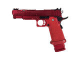 AEX Custom Player Number One Tokyo Marui Hi Capa 5.1 Gas Blowback Pistol, RED