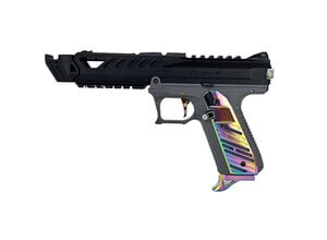 Airsoft Extreme AEX Custom ABALONE SHELL - Action Army AAP-01 Gas Blowback Gun, Black / Gray / Rainbow