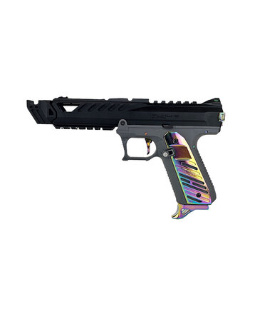 Airsoft Extreme AEX Custom ABALONE SHELL - Action Army AAP-01 Gas Blowback Gun, Black / Gray / Rainbow