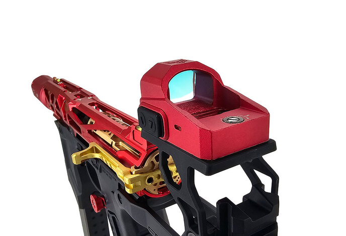 AEX Custom THE JOLLIBEE - Action Army AAP-01 Gas Blowback Gun, Red / Gold / Black