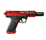 AEX Custom Red Devil ASG AAP-01 Gas Blowback Pistol Black/Red