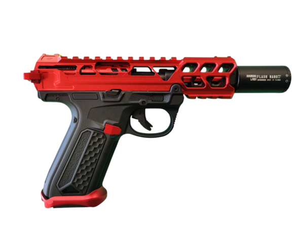 AEX Custom Red Devil ASG AAP-01 Gas Blowback Pistol Black/Red