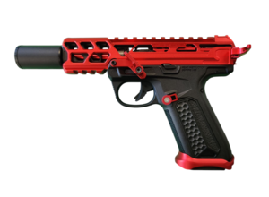 AEX Custom Red Devil ASG AAP-01 Gas Blowback Pistol Black/Red