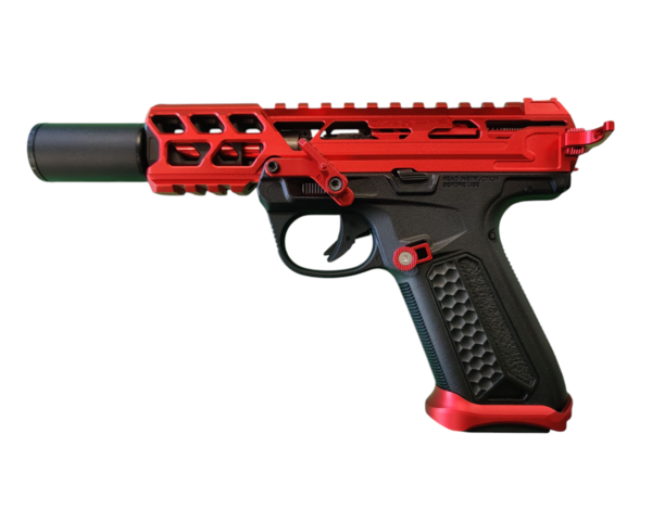 AEX Custom Red Devil ASG AAP-01 Gas Blowback Pistol Black/Red