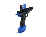 AEX Custom BLUE PHANTOM - Action Army AAP-01 HPA Gun, Black / Blue