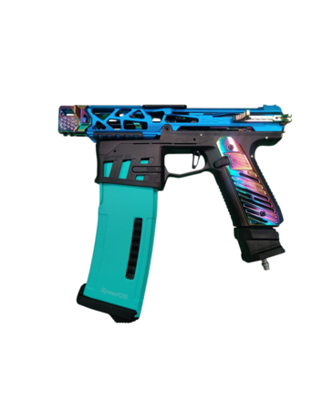 AEX Custom Karama Chameleon blk/blu/electro plate