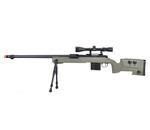 Well Wellfire M40A3 spring sniper rifle w/scope and bipod, OD green