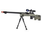 Well Wellfire M40A3 spring sniper rifle w/scope and bipod, OD green