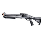 Golden Eagle Golden Eagle Gas Airsoft Shotgun w/ Optic Rail & M4 Crane Stock - Black