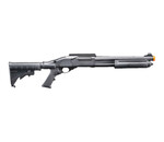 Golden Eagle Golden Eagle Gas Airsoft Shotgun w/ Optic Rail & M4 Crane Stock - Black