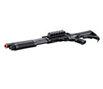 Golden Eagle Golden Eagle Gas Airsoft Shotgun w/ Optic Rail & M4 Crane Stock - Black