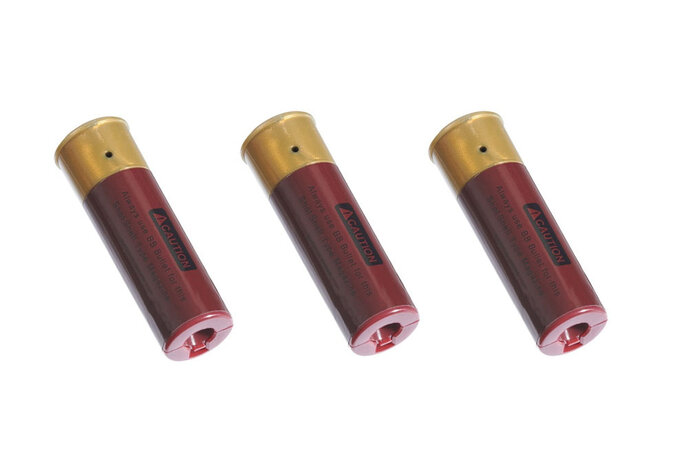 Golden Eagle Gas Airsoft Shotgun w/ Optic Rail & M4 Crane Stock - Black