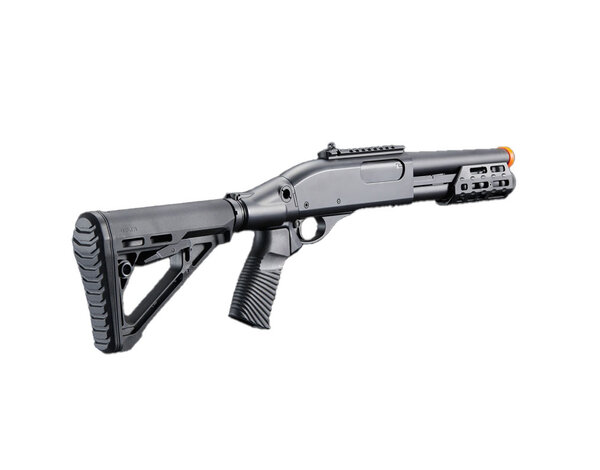 Golden Eagle Golden Eagle gas shotgun shorty MLOK w/optic rail and M4 stock, 3/6 shot, black