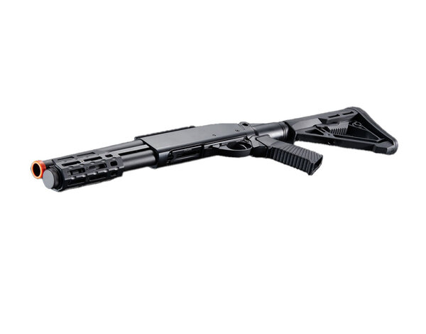 Golden Eagle Golden Eagle gas shotgun shorty MLOK w/optic rail and M4 stock, 3/6 shot, black