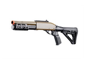 Golden Eagle Golden Eagle sawed off gas shotgun MLOK handguard, 3/6 shot, tan