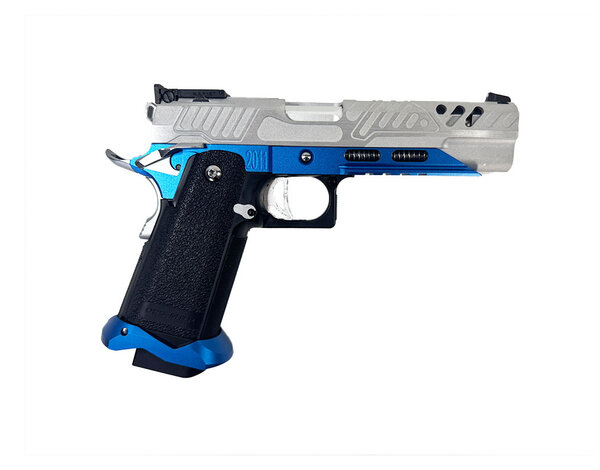 Airsoft Extreme AEX Custom Killa Frost - Tokyo Marui Hi Capa 5.1 Blue / Silver