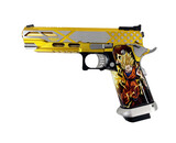AEX Custom GigaSaiyan - Tokyo Marui 5.1 Hi Capa Gas Blowback Pistol, Gold / Silver