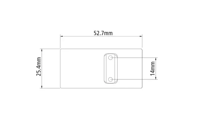 ASG Red Dot Plate for CZ Shadow 2 GBB Pistols, RMR Compatible Optic Mount