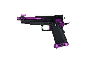 Tokyo Marui AEX Custom EXILED ANGEL- Tokyo Marui Hi Capa 5.1 Gas Blowback Pistol,  Black / Purple