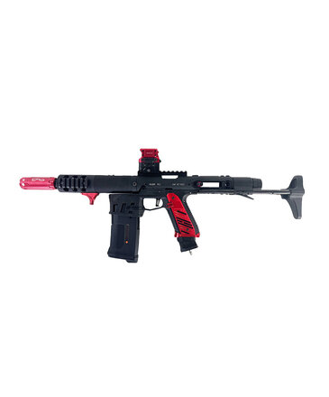 Airsoft Extreme AEX Custom RED GUARDIAN- Action Army AAP-01 HPA Gun, Red / Black