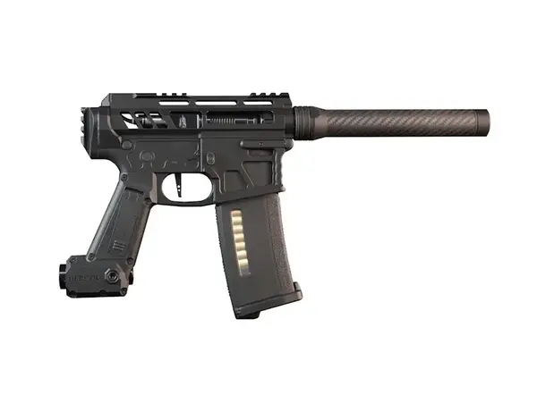 Heretic Labs Heretic Labs Article II MTW Spec HPA Speedsoft Rifle, 8" Barrel, Midnight Black