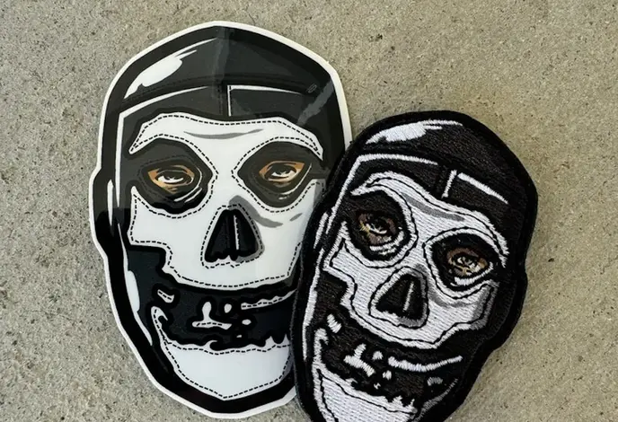 Tactical Outfitters Sneakreaper Industries El Misfit Lucha Mask Morale Patch & Sticker Set