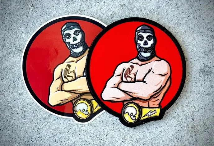 Tactical Outfitters Sneakreaper Industries EL MISFIT Morale Patch & Sticker Set