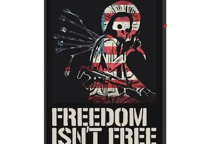 Tactical Outfitters Sneakreaper Industries 7 Arrow Reaper Americano Morale Patch & Sticker Set